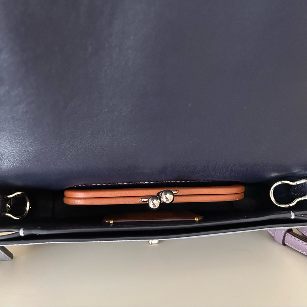 Coach Crossbody Dinky With Meadow Prairie Print in Silver Mist - Picture 2 of 7